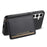For Samsung Galaxy S25+ Case with Card Slots Kickstand Calf Texture Leather Phone Back Cover - Black - 4