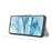 For Cubot A20 Case PU Leather Diamond Texture Wallet Phone Cover - White - 3