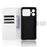 For Cubot A20 Case PU Leather Diamond Texture Wallet Phone Cover - White - 4