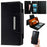 For Samsung Galaxy S25 Detachable Cover PU Leather 2 in 1 Magnetic Wallet Phone Case - Black - 1