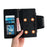 For Samsung Galaxy S25 Detachable Cover PU Leather 2 in 1 Magnetic Wallet Phone Case - Black - 2