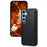For Samsung Galaxy S25+ Case Calf Texture PU Leather Anti Fingerprint Back Phone Cover - Black - 1