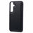 For Samsung Galaxy S25+ Case Calf Texture PU Leather Anti Fingerprint Back Phone Cover - Black - 2