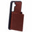 For Samsung Galaxy S25+ Case Card Bag Kickstand TPU + PU Phone Cover - Brown - 5