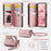CASEME For Samsung Galaxy S25+ Case  C39 RFID Blocking Zipper Wallet Stand Leather Cover with Strap - Pink - 3