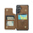 CASEME For Samsung Galaxy S25 Phone Case  C22 Leather Back Cover with RFID Blocking Card Slots - Brown - 3