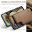 CASEME For Samsung Galaxy S25 Phone Case  C22 Leather Back Cover with RFID Blocking Card Slots - Brown - 6