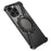 For iPhone 16 Plus / 14 Pro Max / 13 Pro Max Kickstand Case Compatible with MagSafe Z Shape Bumper Phone Cover - Black - 1