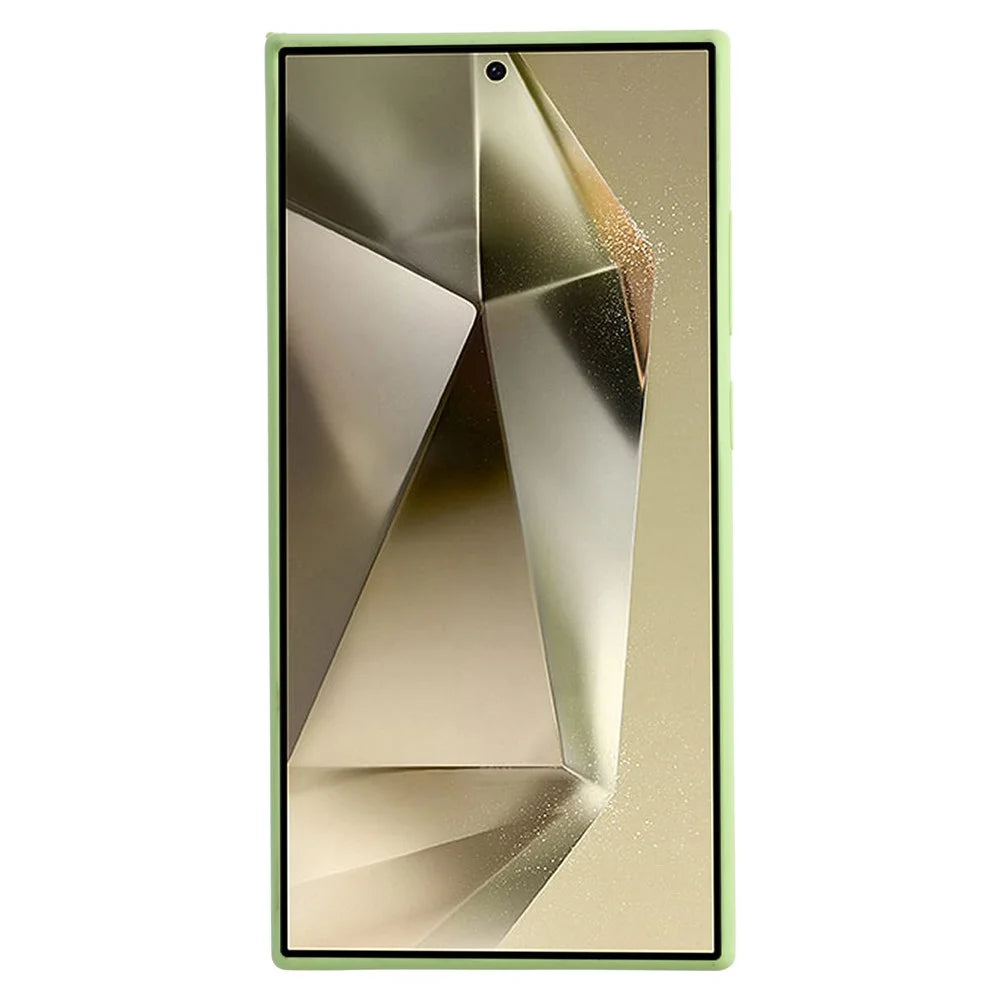 For Samsung Galaxy S24 Ultra Case Silicone Shockproof Phone Protective Cover Shell - Matcha Green - 2