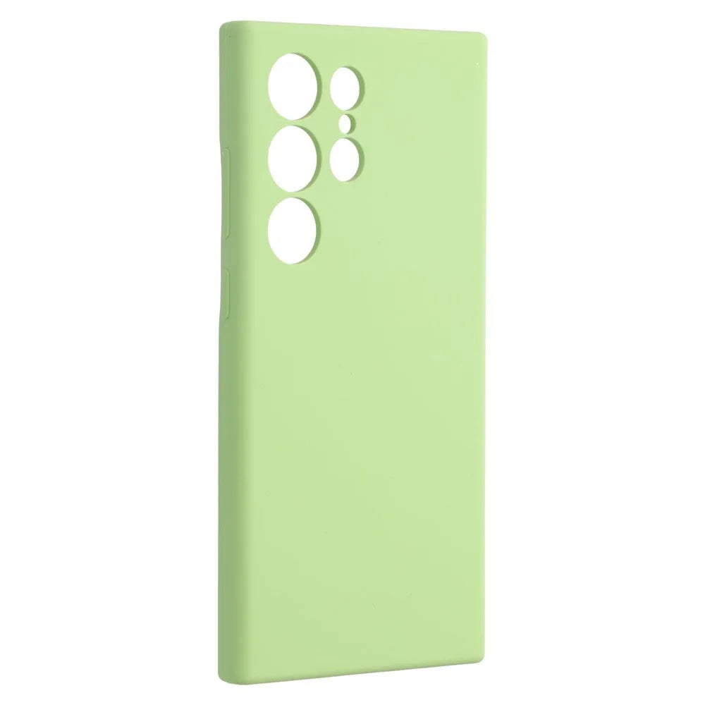 For Samsung Galaxy S24 Ultra Case Silicone Shockproof Phone Protective Cover Shell - Matcha Green - 3