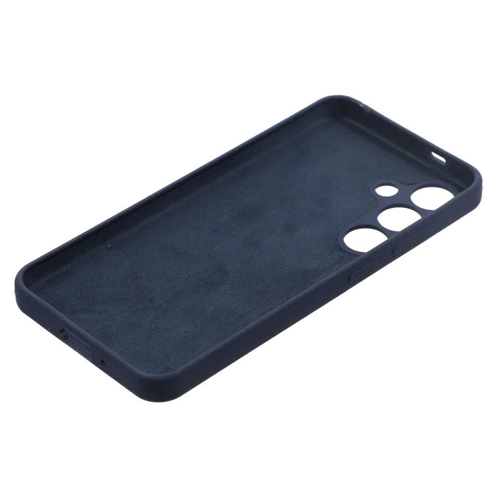 For Samsung Galaxy S24+ Case Silicone Shockproof Phone Protective Cover Shell - Dark Blue - 5