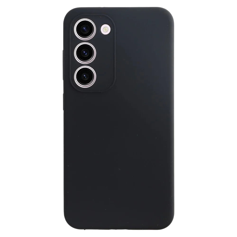 For Samsung Galaxy S23+ Case Silicone Shockproof Phone Protective Cover Shell - Black - 1