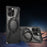 For iPhone 16 / 15 Pro Kickstand Case Compatible with MagSafe Z Shape Bumper Phone Cover - Black - 2