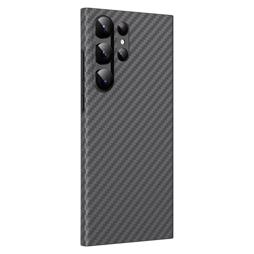 GKK For Samsung Galaxy S25 Ultra Magnetic Case Ultra Thin Carbon Fiber PC + Metal Frame Phone Cover - 1