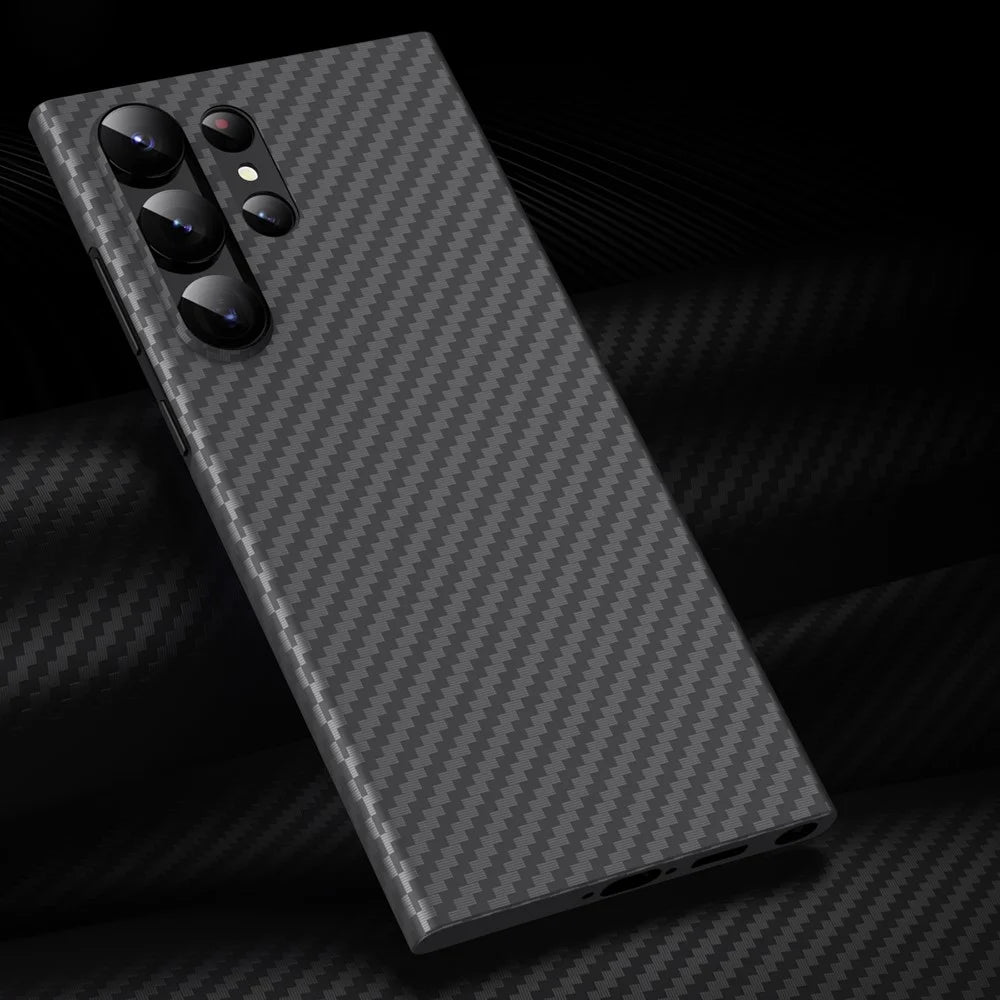 GKK For Samsung Galaxy S25 Ultra Magnetic Case Ultra Thin Carbon Fiber PC + Metal Frame Phone Cover - 6
