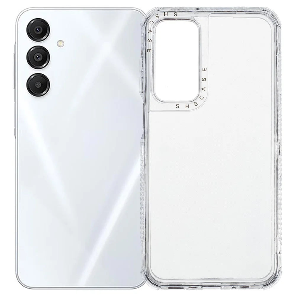 For Samsung Galaxy S25 Crystal Clear Case 3 in 1 Shockproof PC + TPU Phone Cover - 1