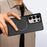 For Samsung Galaxy S24 Ultra Phone Case with Magnetic Kickstand TPU + PC Carbon Fiber Back Cover - Black - 6