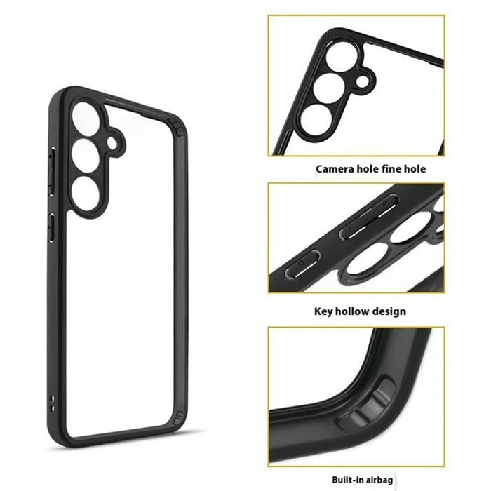 For Samsung Galaxy A36 5G Case Shockproof PC + TPU Clear Back Phone Cover - 6