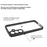 For Samsung Galaxy S24 FE Case Shockproof PC + TPU Clear Back Phone Cover - 3