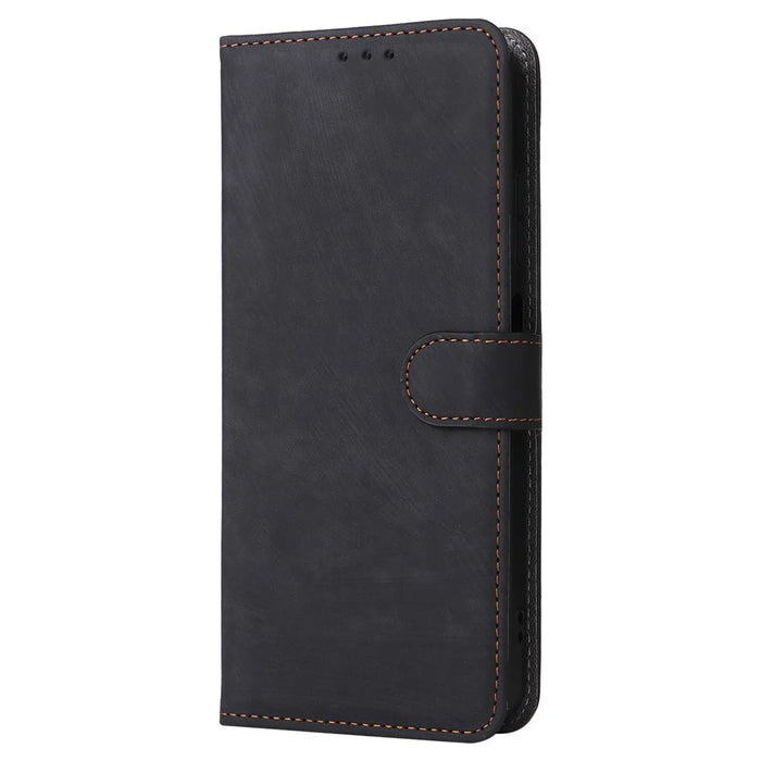 For ZTE Blade A35 / Blade A55 Wallet Case RFID Blocking PU Leather Cover Stand View - Black - 6