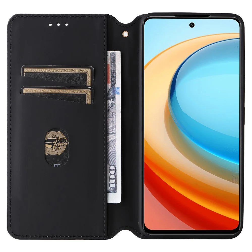 For ZTE Blade A75 5G / nubia Focus Wallet Case Rhombus Imprinted Leather Phone Cover - Silver - 2