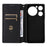 For ZTE nubia Music Wallet Case Rhombus Imprinted Leather Phone Cover - Red - 5