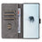 For ZTE nubia Red Magic 10 Pro 5G / 10 Pro+ 5G Wallet Case RFID Blocking PU Leather Cover Stand View - Black - 2