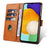 For Samsung Galaxy A26 5G Case Leather Stand Phone Shell with Magnetic Closure - Khaki - 2