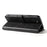 For Samsung Galaxy A36 5G Case Leather Stand Phone Shell with Magnetic Closure - Black - 3