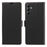 For Samsung Galaxy A55 5G Case Side Magnetic Clasp RFID Blocking Leather Phone Wallet Cover - Black - 1