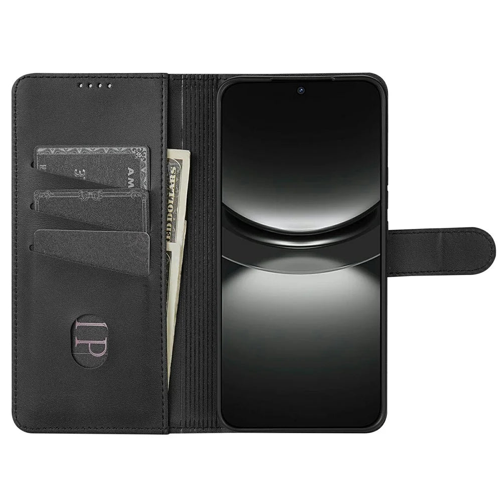 AZNS For Samsung Galaxy A26 5G Case PU Leather Wallet Phone Cover - Black - 2