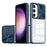 For Samsung Galaxy S25+ Case TPU + PC Clear Phone Cover - Navy Blue - 1