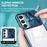 For Samsung Galaxy S25+ Case TPU + PC Clear Phone Cover - Navy Blue - 3
