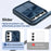For Samsung Galaxy S25+ Case TPU + PC Clear Phone Cover - Navy Blue - 4