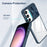 For Samsung Galaxy S25+ Case TPU + PC Clear Phone Cover - Navy Blue - 5