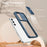 For Samsung Galaxy S25 Case TPU + PC Clear Phone Cover - Navy Blue - 6