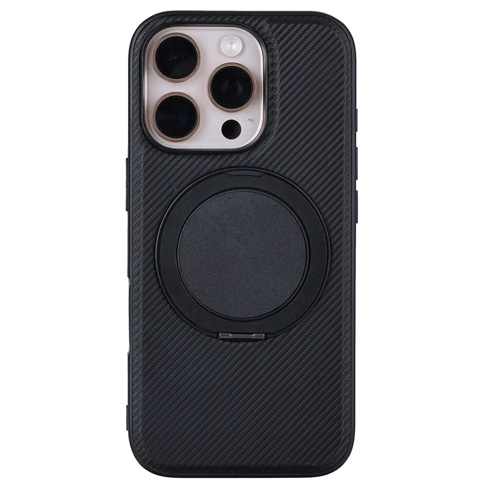 VILI TCY Series for iPhone 16 Pro Max Magnetic Phone Case Ring Kickstand PC TPU Back Cover - 1