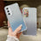 For Samsung Galaxy S25 Case Glitter Design PC + TPU Shockproof Phone Cover - Pink - 3
