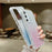 For Samsung Galaxy S25 Case Glitter Design PC + TPU Shockproof Phone Cover - Pink - 4