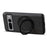 DENIOR A14 For Google Pixel 7 Pro 5G Magnetic Case Rotary Kickstand Leather PC TPU Phone Cover - Black - 3