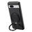 DENIOR A14 For Google Pixel 7a Magnetic Case Rotary Kickstand Leather PC TPU Phone Cover - Black - 2