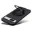 DENIOR A14 For Google Pixel 7a Magnetic Case Rotary Kickstand Leather PC TPU Phone Cover - Black - 4