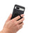 DENIOR A14 For Google Pixel 7a Magnetic Case Rotary Kickstand Leather PC TPU Phone Cover - Black - 5