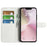 For iPhone 17e / 16e Case Litchi Texture Shockproof Leather Wallet Phone Cover - White - 2