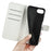 For iPhone 17e / 16e Case Litchi Texture Shockproof Leather Wallet Phone Cover - White - 4