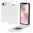 For iPhone 17e / 16e Case with Card Slots Vertical Flip Leather Phone Cover - White - 6