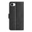 For iPhone 17e / 16e Stand Case Calf Texture Leather Wallet Phone Cover - Black - 6