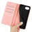 For iPhone 17e / 16e Case Skin Touch Leather Wallet Phone Cover - Pink - 4