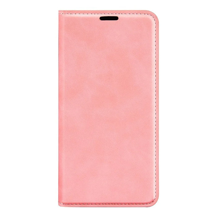For iPhone 17e / 16e Case Skin Touch Leather Wallet Phone Cover - Pink - 5