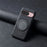 DENIOR A14 For Google Pixel 9 / Pixel 9 Pro Magnetic Case Rotary Kickstand Leather PC TPU Phone Cover - Black - 7